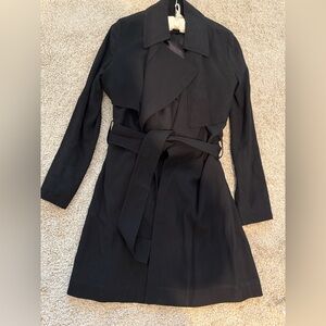 Club Monaco Black Trench Coat